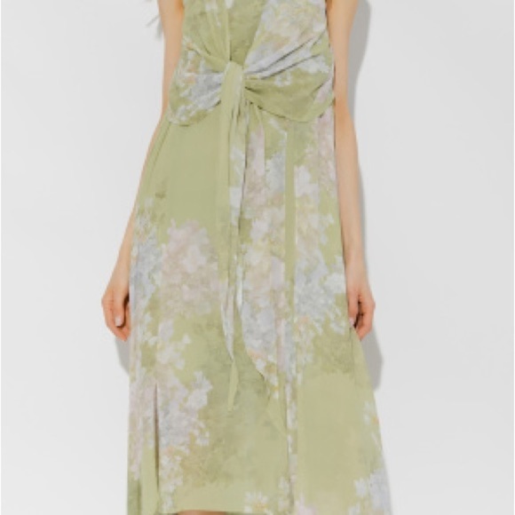 ALLSAINTS Capri Venetia Floral Sleeveless Shift Dress size us 12 - Picture 4 of 4